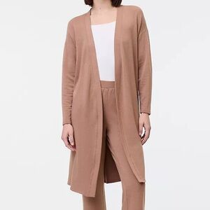 Ann Taylor Lounge Duster Open Front Cardigan Size M